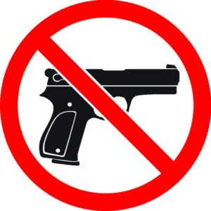 Запрет на ношение оружия 2021